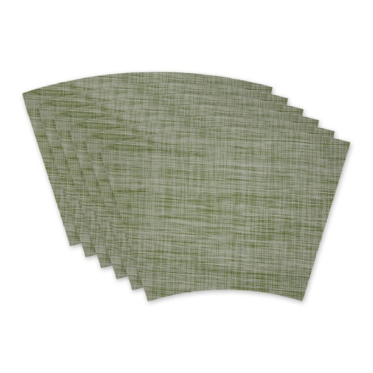 DII® Tweed Wedge Table Placemats
